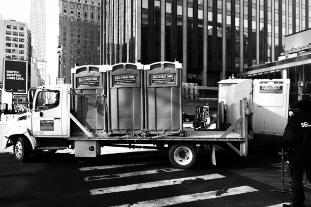 Porta potty delivery and setup in Angels, CA